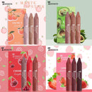 3pcs Matte Velvet Lipstick Set Delicate Smooth Waterproof Non-stick Cup No Fading Air Lipstick Lasting Lip Makeup TSLM1