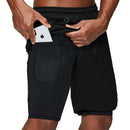 2020 Running Shorts Men Fitness Gym Training Sports Shorts Quick Dry Workout Gym Sport Jogging Double Deck Summer Men Shorts