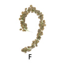 2M Artificial Green Eucalyptus Garland Leaves Vine Fake Vines Rattan Artificial Plants Ivy Wreath Wall Decor Wedding Decoration