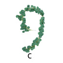 2M Artificial Green Eucalyptus Garland Leaves Vine Fake Vines Rattan Artificial Plants Ivy Wreath Wall Decor Wedding Decoration