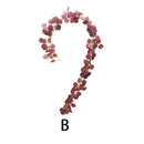 2M Artificial Green Eucalyptus Garland Leaves Vine Fake Vines Rattan Artificial Plants Ivy Wreath Wall Decor Wedding Decoration