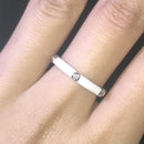 10 Colors Simple Style Enamel Ring Paved With Shiny Cubic Zircon Stone Fashion Wed Engage Ring For Women