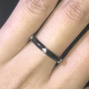 10 Colors Simple Style Enamel Ring Paved With Shiny Cubic Zircon Stone Fashion Wed Engage Ring For Women