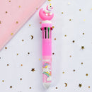 10 Colors Cute Animal Cartoon Ballpoint Pen School Office Supply Stationery Papelaria Escolar Multicolored Pens Colorful Refill