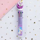 10 Colors Cute Animal Cartoon Ballpoint Pen School Office Supply Stationery Papelaria Escolar Multicolored Pens Colorful Refill