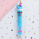 10 Colors Cute Animal Cartoon Ballpoint Pen School Office Supply Stationery Papelaria Escolar Multicolored Pens Colorful Refill