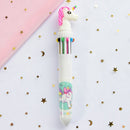 10 Colors Cute Animal Cartoon Ballpoint Pen School Office Supply Stationery Papelaria Escolar Multicolored Pens Colorful Refill