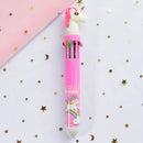 10 Colors Cute Animal Cartoon Ballpoint Pen School Office Supply Stationery Papelaria Escolar Multicolored Pens Colorful Refill