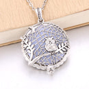 1pcs Aroma Diffuser Necklace Open Antique Vintage Lockets Pendant Perfume Essential Oil Aromatherapy Locket Necklace With Pads