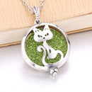 1pcs Aroma Diffuser Necklace Open Antique Vintage Lockets Pendant Perfume Essential Oil Aromatherapy Locket Necklace With Pads