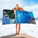 1 Pcs Quicky-dry Microfiber Bath Towels 75*150cm Beach Towel Large Sport Towels Camping Accessories