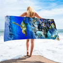 1 Pcs Quicky-dry Microfiber Bath Towels 75*150cm Beach Towel Large Sport Towels Camping Accessories
