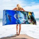 1 Pcs Quicky-dry Microfiber Bath Towels 75*150cm Beach Towel Large Sport Towels Camping Accessories