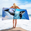 1 Pcs Quicky-dry Microfiber Bath Towels 75*150cm Beach Towel Large Sport Towels Camping Accessories