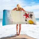 1 Pcs Quicky-dry Microfiber Bath Towels 75*150cm Beach Towel Large Sport Towels Camping Accessories