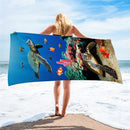 1 Pcs Quicky-dry Microfiber Bath Towels 75*150cm Beach Towel Large Sport Towels Camping Accessories