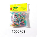 200/1000PCS Cute Girls Colourful Ring Disposable Elastic Hair Bands Ponytail Holder Rubber Band Scrunchies Kids Hair Accessories
