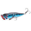 1pcs Big Popper Fishing Lure artificial fishing bait Crankbait Wobblers high carbon steel hook Fishing Lures