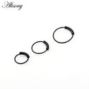 Alisouy 1pc 22g 6/8/10mm Steel Hinged Clicker circle ring Piercing Nose Ring Hoop Lip Ear Ring Body Jewelry Piercing Clip Gift