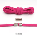 1Pair New Flat Elastic Locking Shoelace No Tie Shoelaces Special Creative Kids Adult Unisex Sneakers Shoes Laces strings