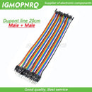 40 / 120pcs 40PIN 20CM Dupont Line Male to Male + Female and Female to Female Jumper Dupont Wire Cable For Arduino DIY KIT