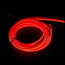 Car Interior Lighting 1m/2m/3m/5m Strips Auto LED Strip Garland EL Wire Rope Car Decoration Neon LED lamp Flexible Rope Tube