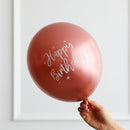 10pcs 12inch Chrome metallic latex balloons happy birthday printed pattern ballon helium metal globos birthday party decorations