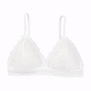 1/2PCS Women Bralette French Style Lace Bra Girls Triangle Cup Lingerie Deep V Wireless Underwear Soft Thin Seamless Bra