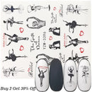 1 Sheet Russian text Nail Watermark Decals Sexy lips Middle finger Sexy girl Water Transfer Slider Russia Words Manicure Tattoos
