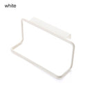 1Pcs Plastic Hanging Holder Towel Rack Multifunction Cupboard Cabinet Door Back Kitchen Accessories Home Storage Organizer