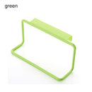 1Pcs Plastic Hanging Holder Towel Rack Multifunction Cupboard Cabinet Door Back Kitchen Accessories Home Storage Organizer