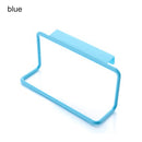 1Pcs Plastic Hanging Holder Towel Rack Multifunction Cupboard Cabinet Door Back Kitchen Accessories Home Storage Organizer