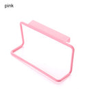 1Pcs Plastic Hanging Holder Towel Rack Multifunction Cupboard Cabinet Door Back Kitchen Accessories Home Storage Organizer