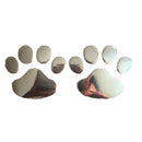 2PCS Car Sticker Cool Design Paw 3D Animal Dog Cat Bear Foot Prints Footprint Decal Car Stickers Silver Gold Auto Accessories