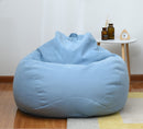 Sofa-Cover Large Small Lazy Bean Bag Sofa Chairs Cover Without Filler Linen Cloth Lounger Seat Bean Bag Pouf Puff Couch