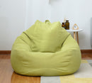 Sofa-Cover Large Small Lazy Bean Bag Sofa Chairs Cover Without Filler Linen Cloth Lounger Seat Bean Bag Pouf Puff Couch