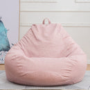 Sofa-Cover Large Small Lazy Bean Bag Sofa Chairs Cover Without Filler Linen Cloth Lounger Seat Bean Bag Pouf Puff Couch