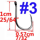 100pcs / 50pcs Iseama Circle Carp Eyed Fishing Hook Size 3 4 5 6 7 8 9 10 11 12 13 14 15 16 17 18 Ring eye Japan Fishhook
