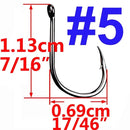 100pcs / 50pcs Iseama Circle Carp Eyed Fishing Hook Size 3 4 5 6 7 8 9 10 11 12 13 14 15 16 17 18 Ring eye Japan Fishhook