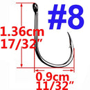 100pcs / 50pcs Iseama Circle Carp Eyed Fishing Hook Size 3 4 5 6 7 8 9 10 11 12 13 14 15 16 17 18 Ring eye Japan Fishhook