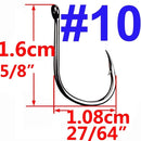 100pcs / 50pcs Iseama Circle Carp Eyed Fishing Hook Size 3 4 5 6 7 8 9 10 11 12 13 14 15 16 17 18 Ring eye Japan Fishhook