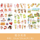 3pcs/set 2019NEW Cartoon Flowers Leaves Sticker DIY Diary Decor Stickers Scrapbook cute Stationery journal Supplies