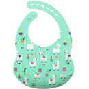 2020 New Printed Carton Silicone Bib Waterproof Baby Feeding Newborn Cartoon Aprons Adjustable Baby Bibs Burp Cloth