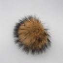 100% natural fox fur pompom raccoon fur pom pom for hat beanies DIY Fur Pompon For Caps Bags Scarf Accessories