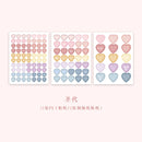 Mohamm 3Pcs Summer Series Ins Hand Account Decoration Sticker Creative Scrapbooking Stationary School Supplies