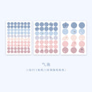 Mohamm 3Pcs Summer Series Ins Hand Account Decoration Sticker Creative Scrapbooking Stationary School Supplies