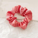 1PC Satin Silk Solid Color Scrunchies Elastic Hair Bands 2019 New Women Girls Hair Accessories Ponytail Holder Hair Ties Rope