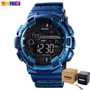 SKMEI Outdoor Sport Watch Men Multifunction 5Bar Waterproof PU Strap LED Display Watches Chrono Digital Watch reloj hombre 1243