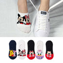 10 pieces = 5 pairs Korea Summer socks women Cartoon Animal bear mouse Socks Cute Funny Invisible cotton Ankle Socks Size 35-41