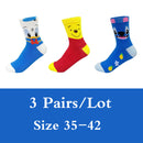 10 pieces = 5 pairs Korea Summer socks women Cartoon Animal bear mouse Socks Cute Funny Invisible cotton Ankle Socks Size 35-41